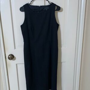 Harve Benard Black Sheath Midi Dress for Work